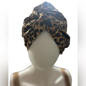Grace Eleyae Twist Turban Cheetah Print NWT